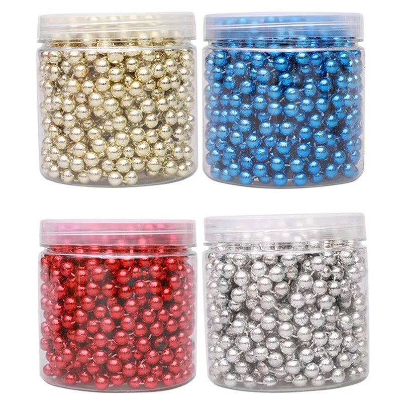 

8M Christmas Pearl String Chain Home Decoration New Year Christmas Tree Decorations Party Add Atmosphere Appliances