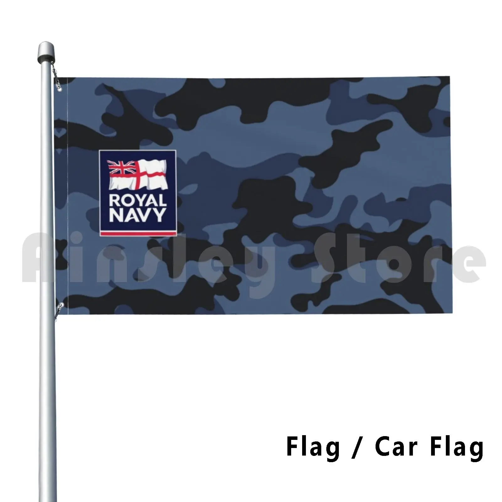 Британский Королевский Темно-синий оригинальный уличный Декор флаг