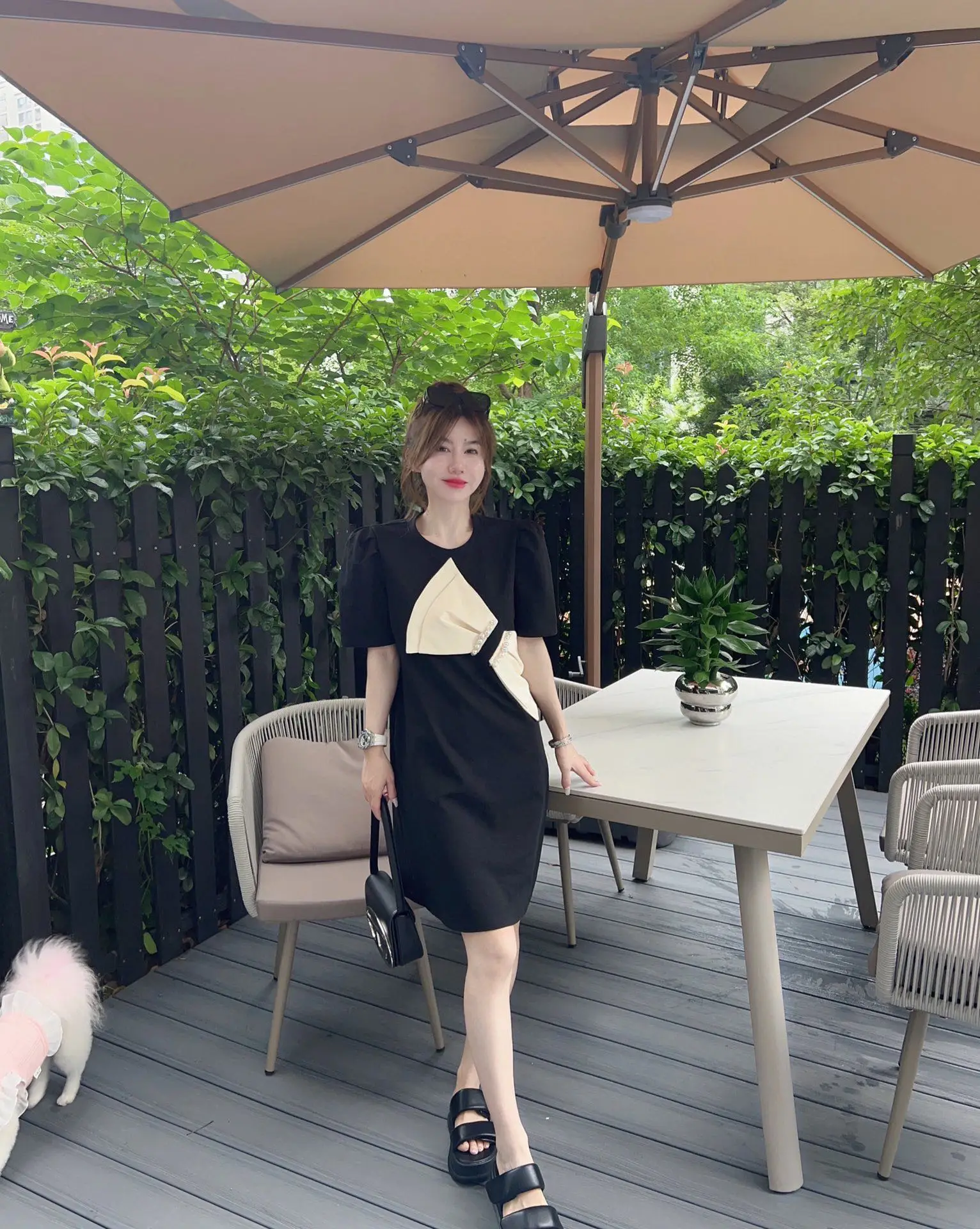 

2023 Spring/Summer Fashion New Women's Clothing Big Bow Dress 0704
