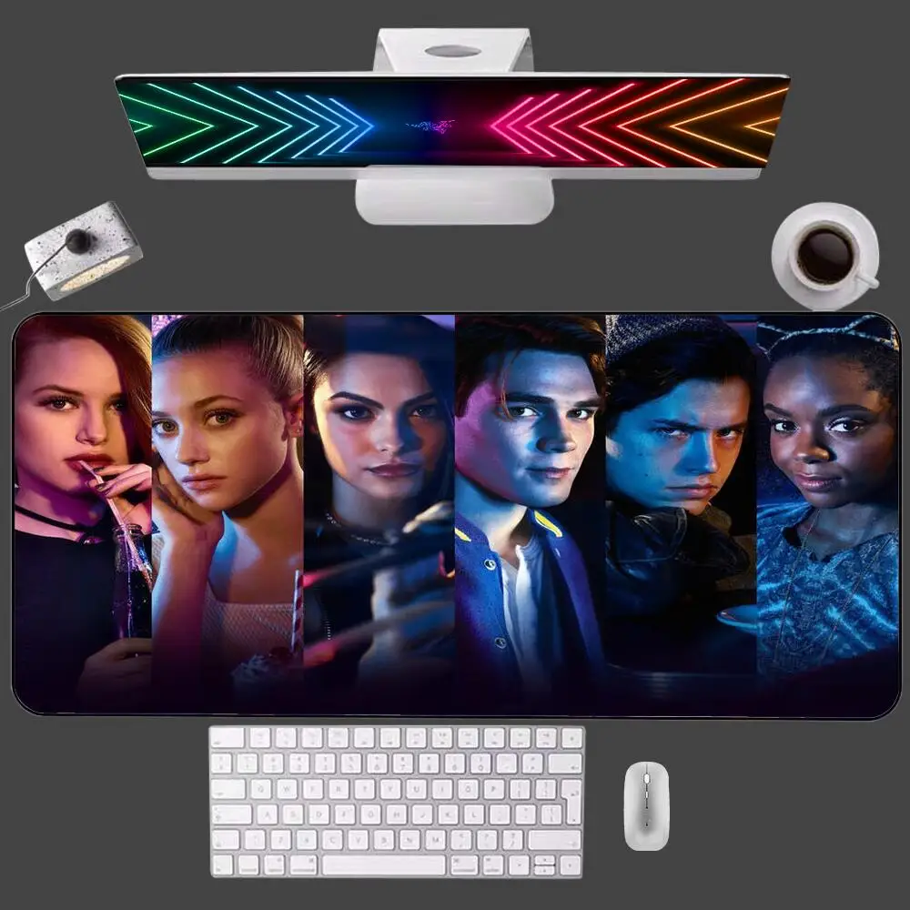 

TV Show Riverdale Gaming Mouse Pad notbook gamer 100x50 Large Keyboard Rubber Computer Carpet Desk Mat PC Gamer offices MousePad