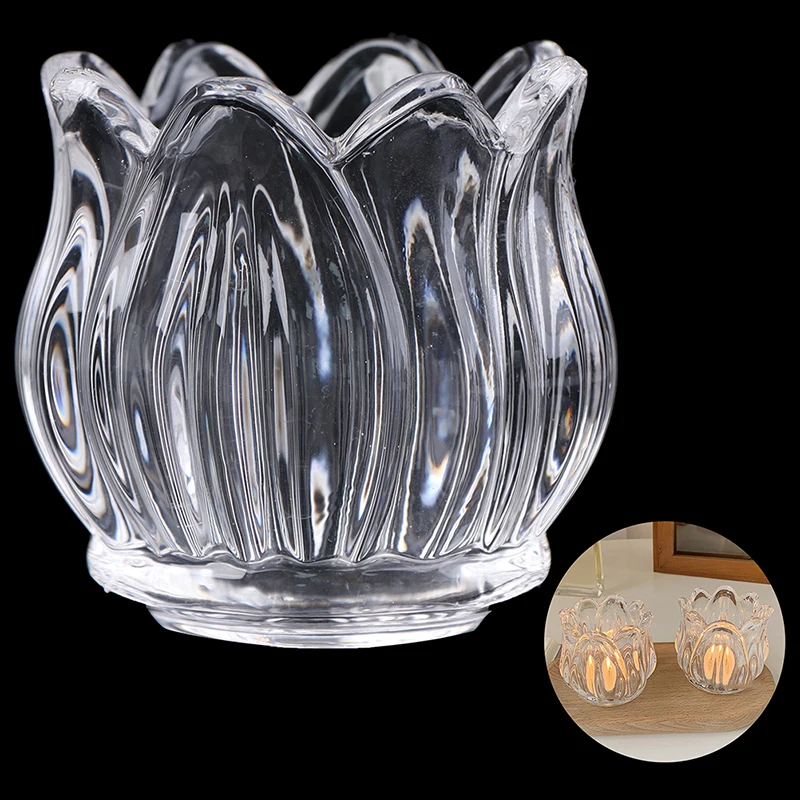 

Glass Candle Holder For Wedding Decorations Candlestick Romantic Candelabros