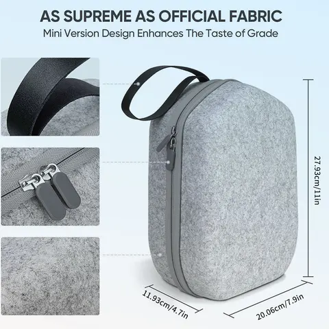 Жесткий чехол для Meta Quest 3/3S/Quest 2/PICO4/Vision Pro, официальный ремешок, аксессуары для игровой гарнитуры VR