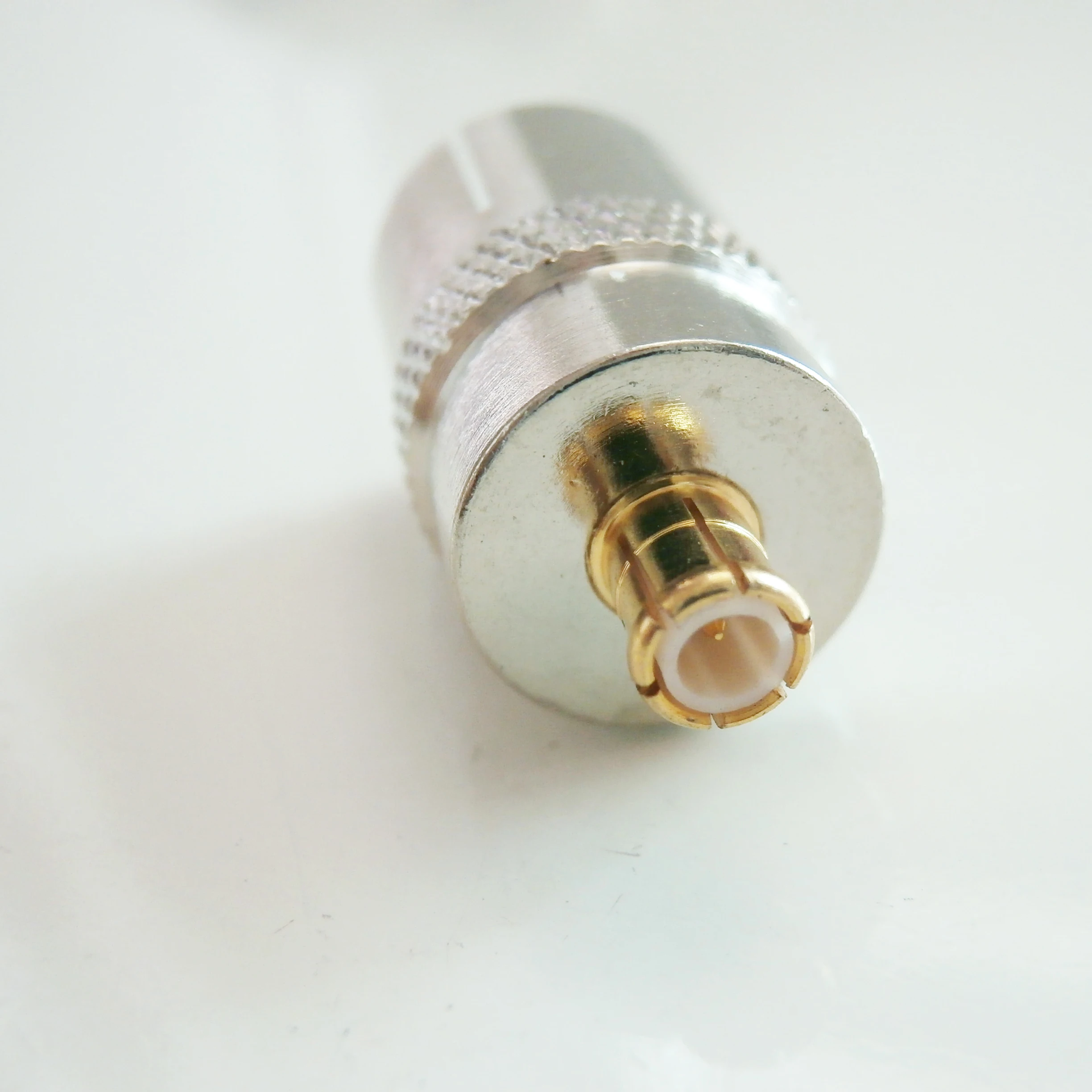 50 Ом MCX к стандарту IEC DVB-T ТВ-розетка гнездо штепсельной вилке MCX-IEC никелированные