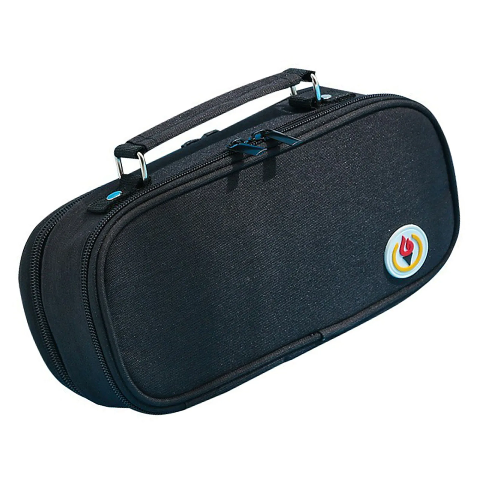 

Multi Layer Canvas Pencil Case Portable Dual Zipper Pencil Case Pencil Case Solid Canvas Pencil Case Suitable For Students Gifts