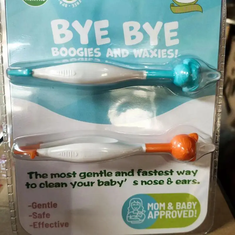 

Soft Cleaning Stick Earwax Remover Ear Nose Cleaner Silicone Portable Ear Wax Pickers Baby Ear Cleaner Spoon Ear Cleaning Spoon