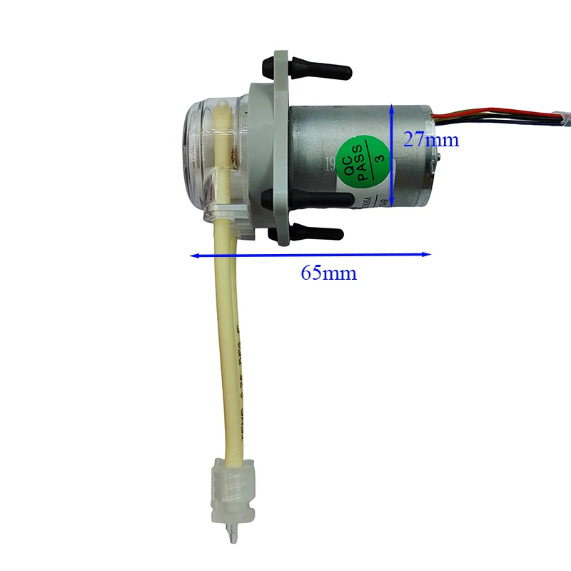 

Перистальтический насос постоянного тока 24 В, 120 мл/мин, 2838, бесщеточный двигатель, водяной двигатель, самовсасывающий насос, поддержка ШИМ-регулятора скорости
