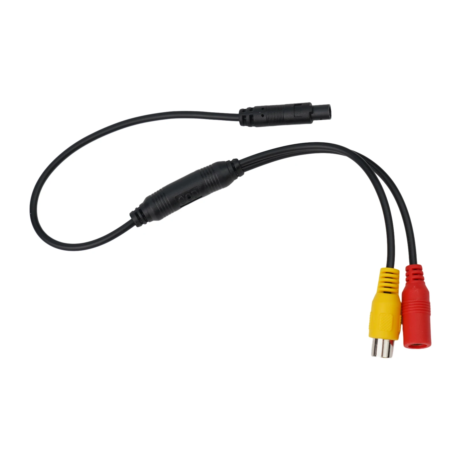 Фото Кабель-переходник DC 12V CVBS (штекер) на 4-контактный (гнездо) 50 см для подключения камеры заднего вида к DVR/монитору парковки №3