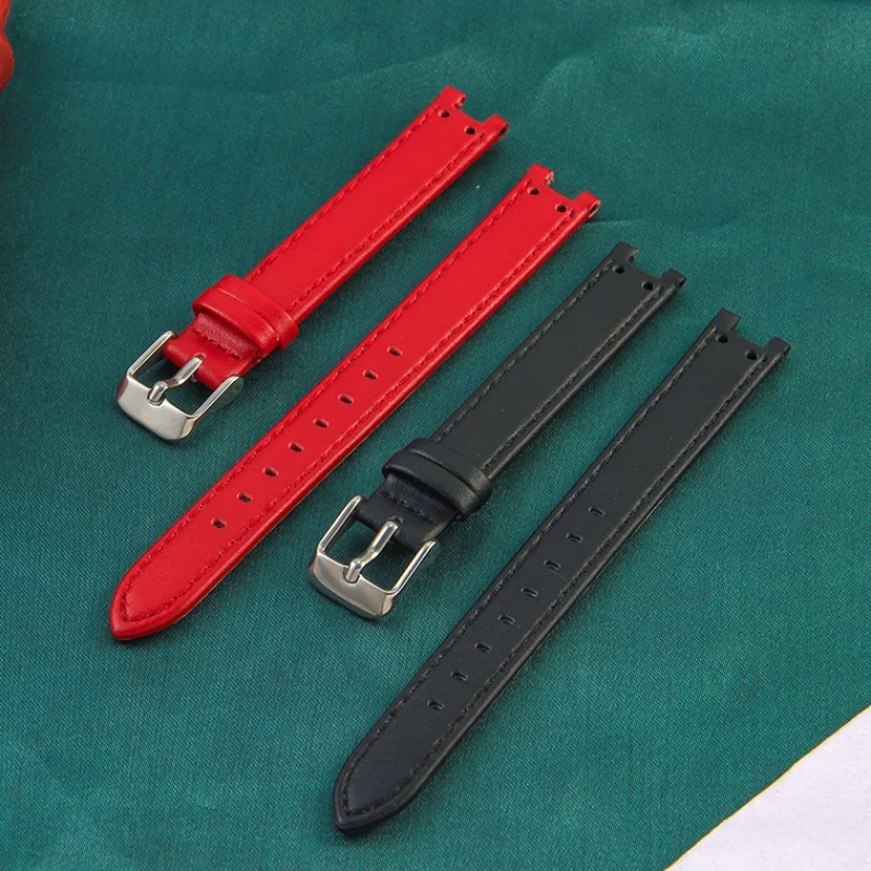 Фото Кожаный ремешок для часов Anne Klein AK2618 2157 2156, женский ремешок для часов, специализированный сменный браслет 12×6 мм, аксессуары для часов №1