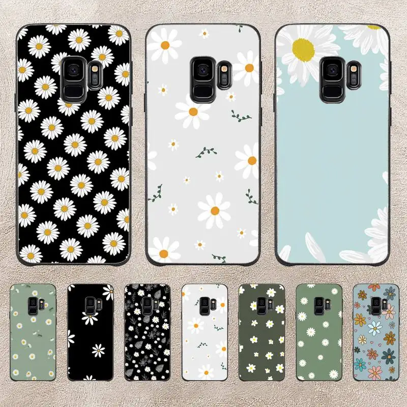 

Colorful Daisy Flowers Phone Case For Samsung Galaxy J200 J2 Prime J2 Pro J6 2018 J250 J4 Plus J415 J5 Prime J7