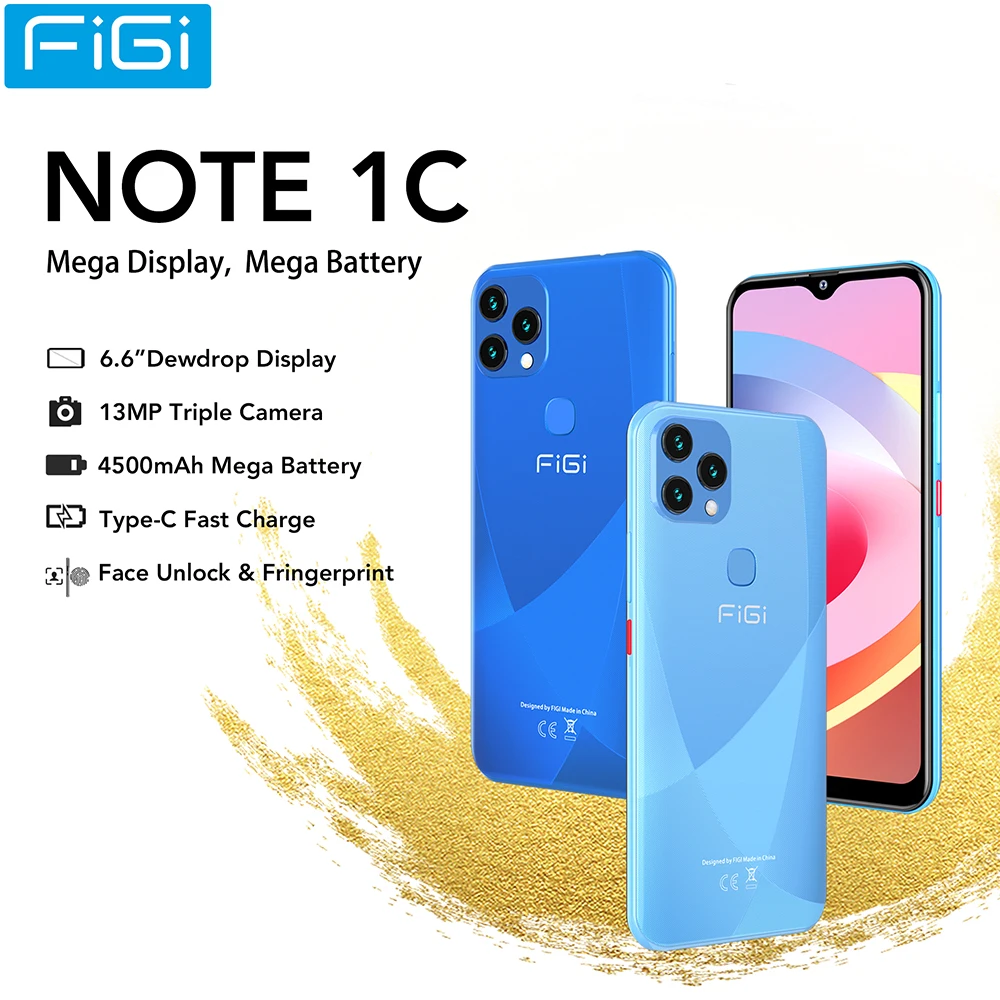 

Смартфон FIGI NOTE1C, 3 + 32 ГБ, 4 ядра, 13 МП, 4500 мАч
