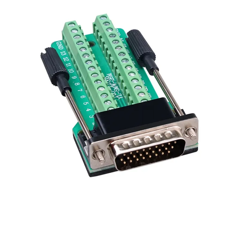 

26-Pin Connector Разъем DB26 3 ряда серийной параллельной последовательный порт Shellless мужской/гнездовая розетка разъём медь прямые ноги сварные