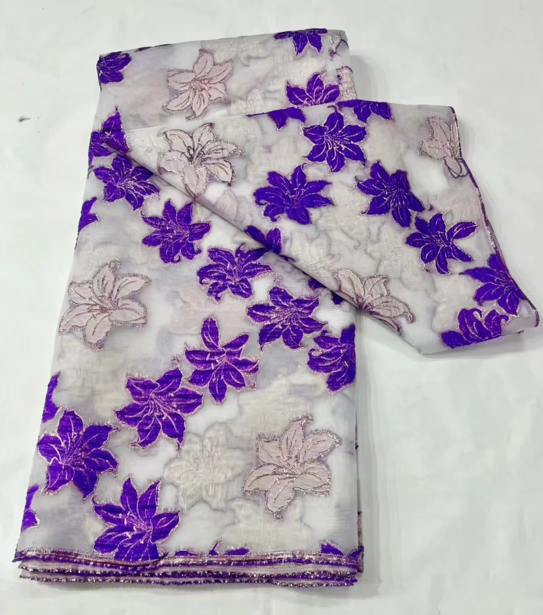 

2022 New Design African Lace Fabric High Quality French Jacquard Lace Fabric Nigerian Brocade Net Lace Fabric For Dress