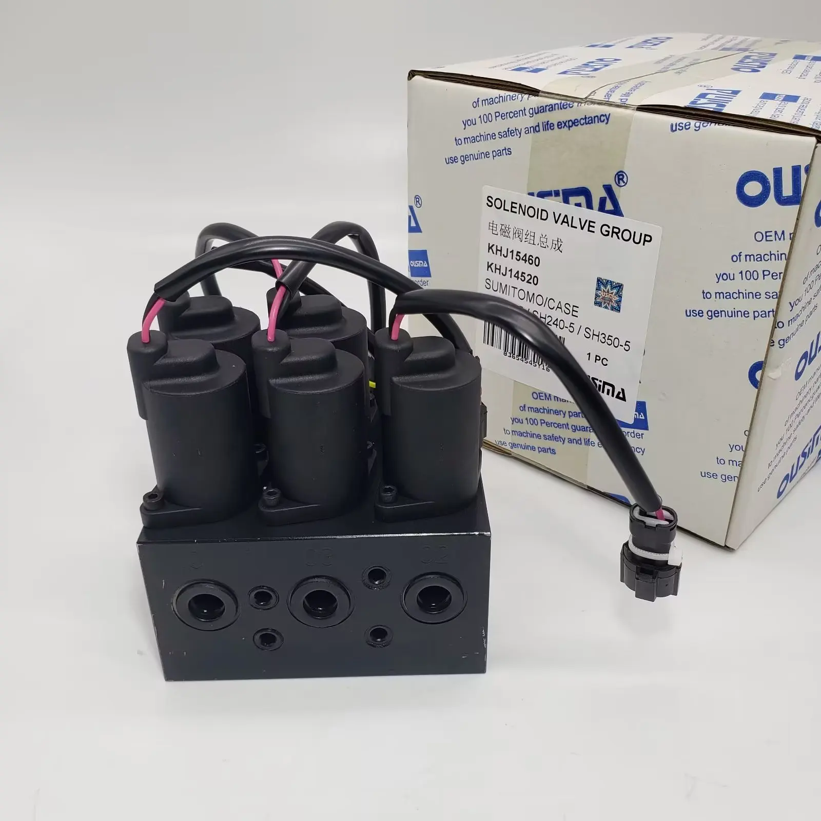 Группа электромагнитных клапанов экскаватора OUSIMA KHJ15460 KHJ14520 для SUMITOMO/CASE SH210-5 SH240-5