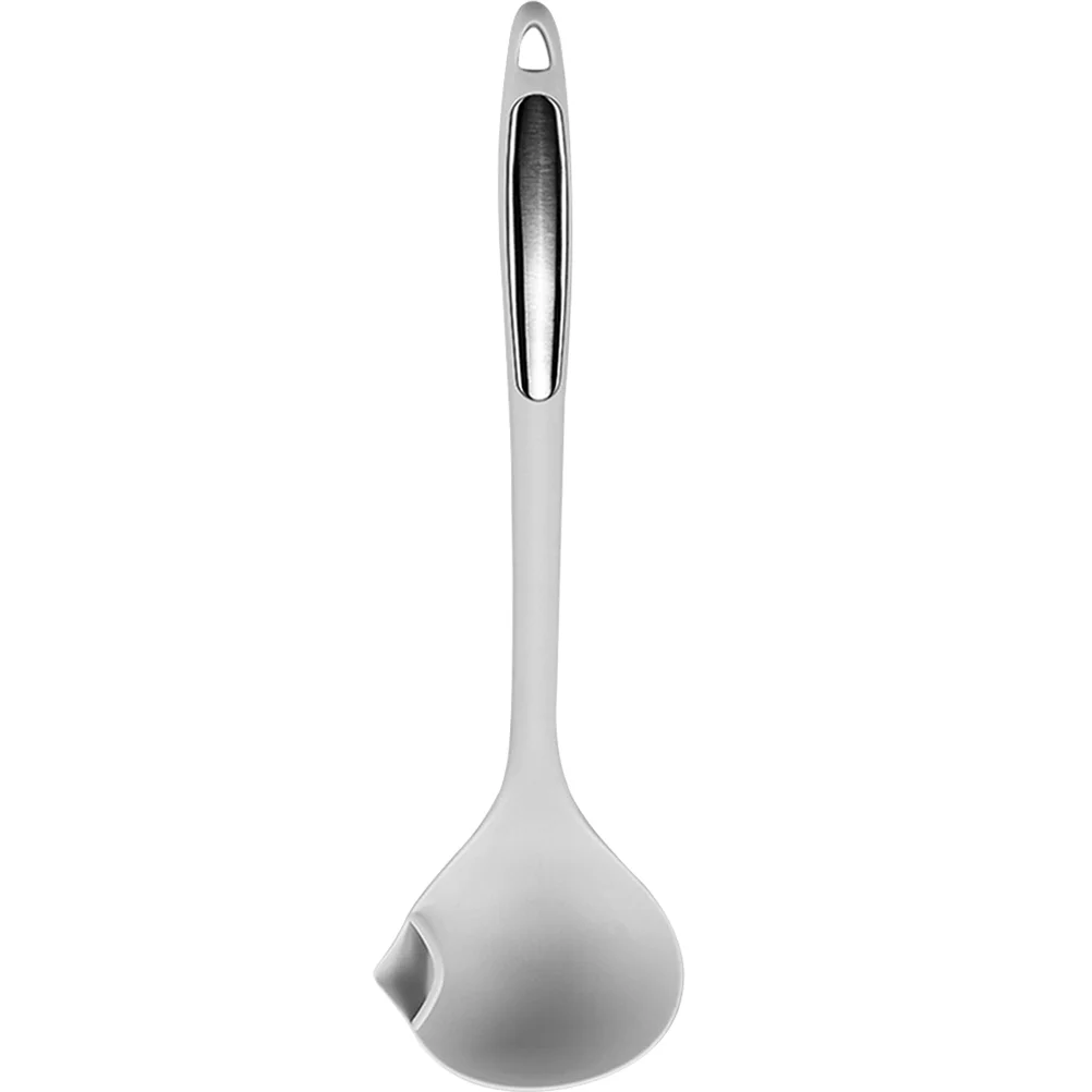 

Safe Strainer Ladle Skimmer Strainer Spoon Pot Filter Ladle Oil Soup Separator Spoon for Cooking Home Kitchen
