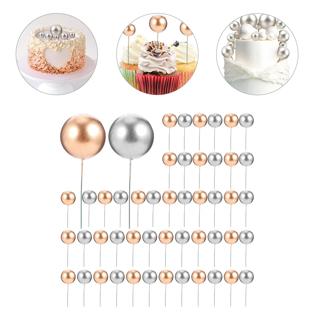

Cake Cupcake Topper Balloon Picks Birthday Decoration Pearl Decorations Dessert Toppers Shaped Appetizer Pick Insert Toothpick