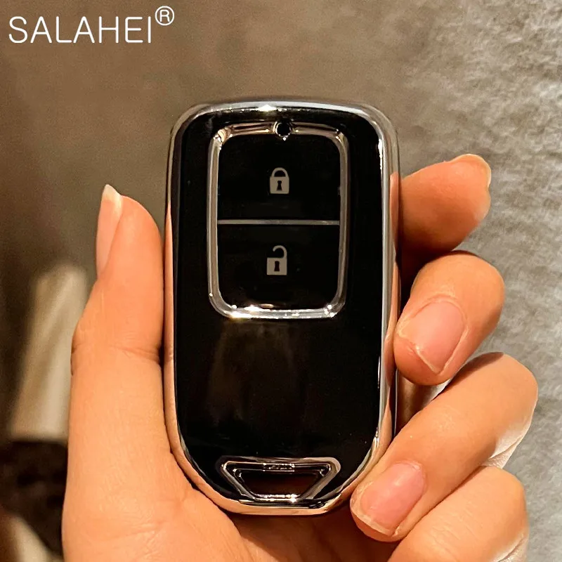 Чехол для автомобильного ключа из ТПУ для Honda Fit Odessey City Jazz XRV Venzel Civic HRV CRV Accord чехол Crider Odyssey Pilot 2022 2023