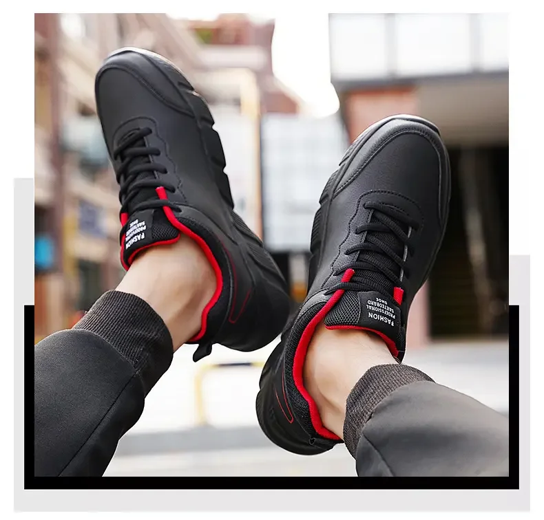 

Casual Lacing Sneakers Outdoor Running Shoes Men Soft Bottom Non-slip Sport Male Shoes Professional Athletic Training Men Shoes