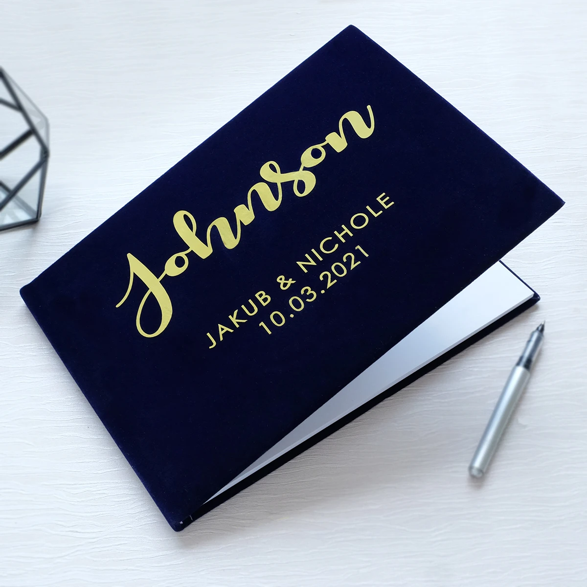 Personalized Wedding Guest Book Custom Wedding Guestbook Wedding Journal Guestbook Anniversary Photo Album Bridal Shower Gift