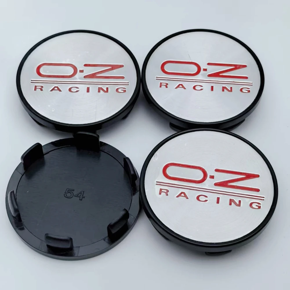 

4 шт. 54 мм O.D / I.D 49 мм OZ O.Z гоночный логотип, значок колеса автомобиля, центральные колпаки, крышка ступицы, обод, колпаки, замена автомобильных аксессуаров
