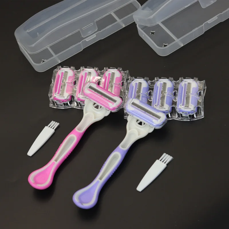1 Handle +4 Blades Women’s Safety Razor Body Shaving Tool Harmless Blade Clean Shaving Hair Trim Blade Underarm Clean Razor 1 Handle +4 Blades Women’s Safety Razor Body Shaving Tool Harmless Blade Clean Shaving Hair Trim Blade Underarm Clean Razor