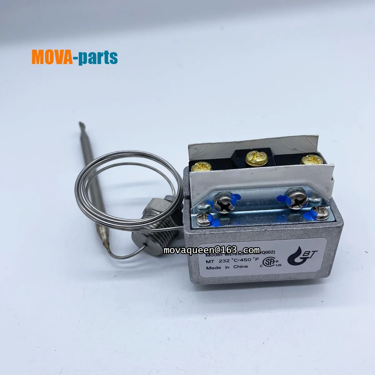 Детали фритюрницы Переключатель ограничителя температуры 232 ℃ 450 ℉ Термостат NPT