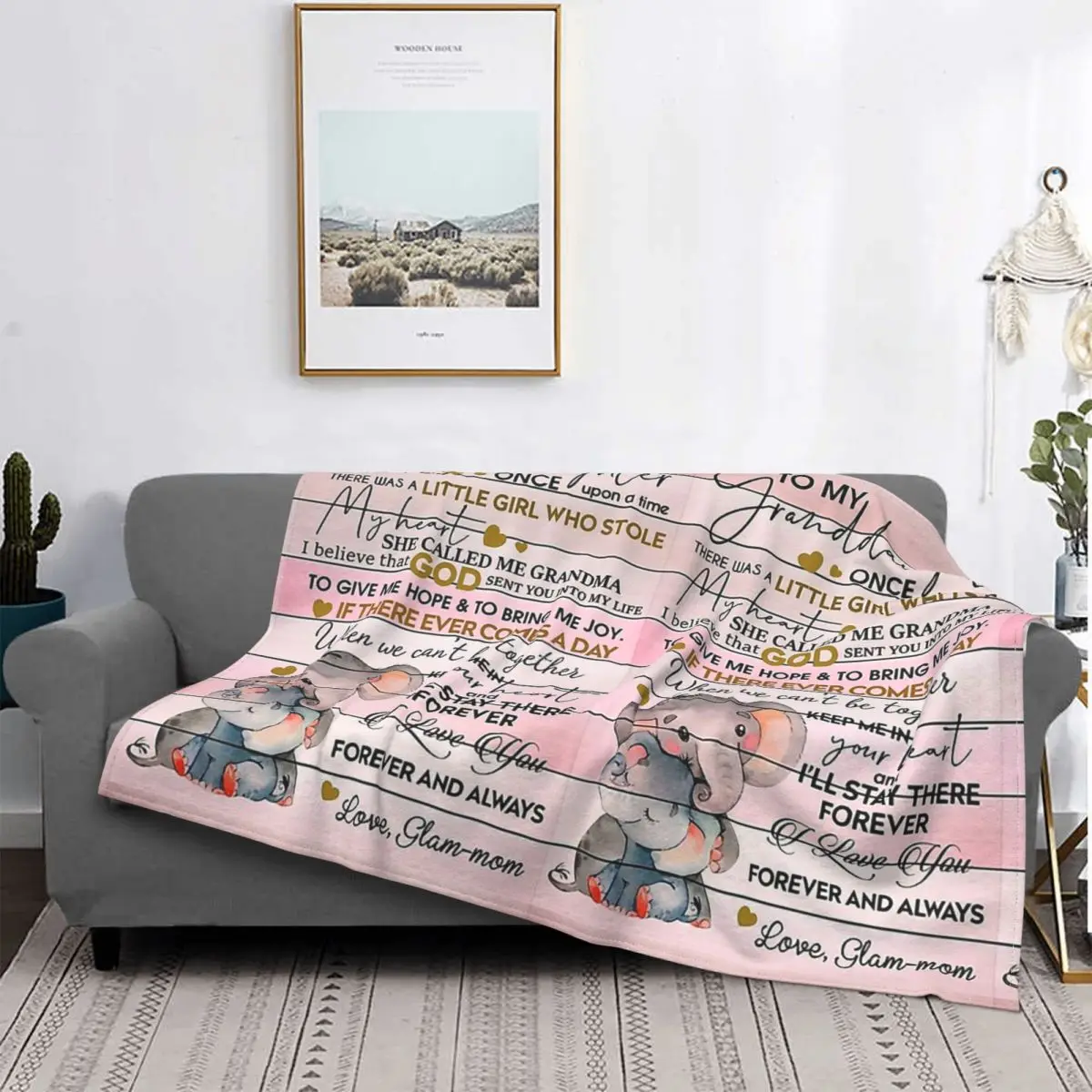 

Одеяло, Фланелевое украшение для моей внучки Once Upon A Time, портативное домашнее покрывало