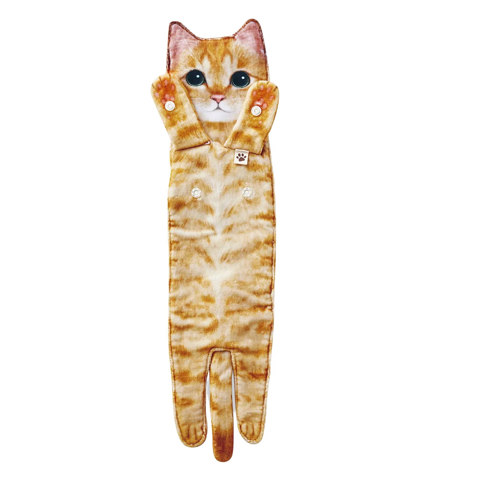 

Bathroom Cat Hand Towels Funny Cat Face Hand Towels For Bathroom Decorations Cute Ornament For Bathroom Kitchen Housewarming