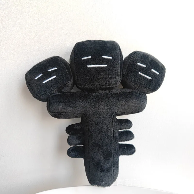 

25CM Game Black Plush Stuffed Toy Cartoon Plush Doll Stuffed Soft Toy Birthday Gift For Children