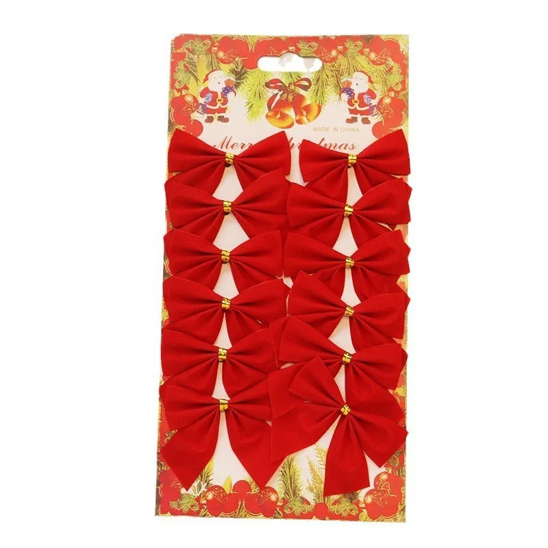 

MOONBIFFY Рождественские банты 5 см 12 шт