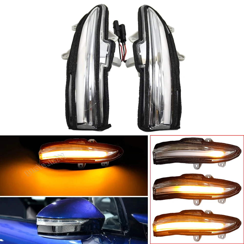 

2pcs Dynamic Turn Signal Light LED Side Rearview Mirror Sequential Indicator Blinker Lamp FOR TOYOTA CROWN/HYBRID
