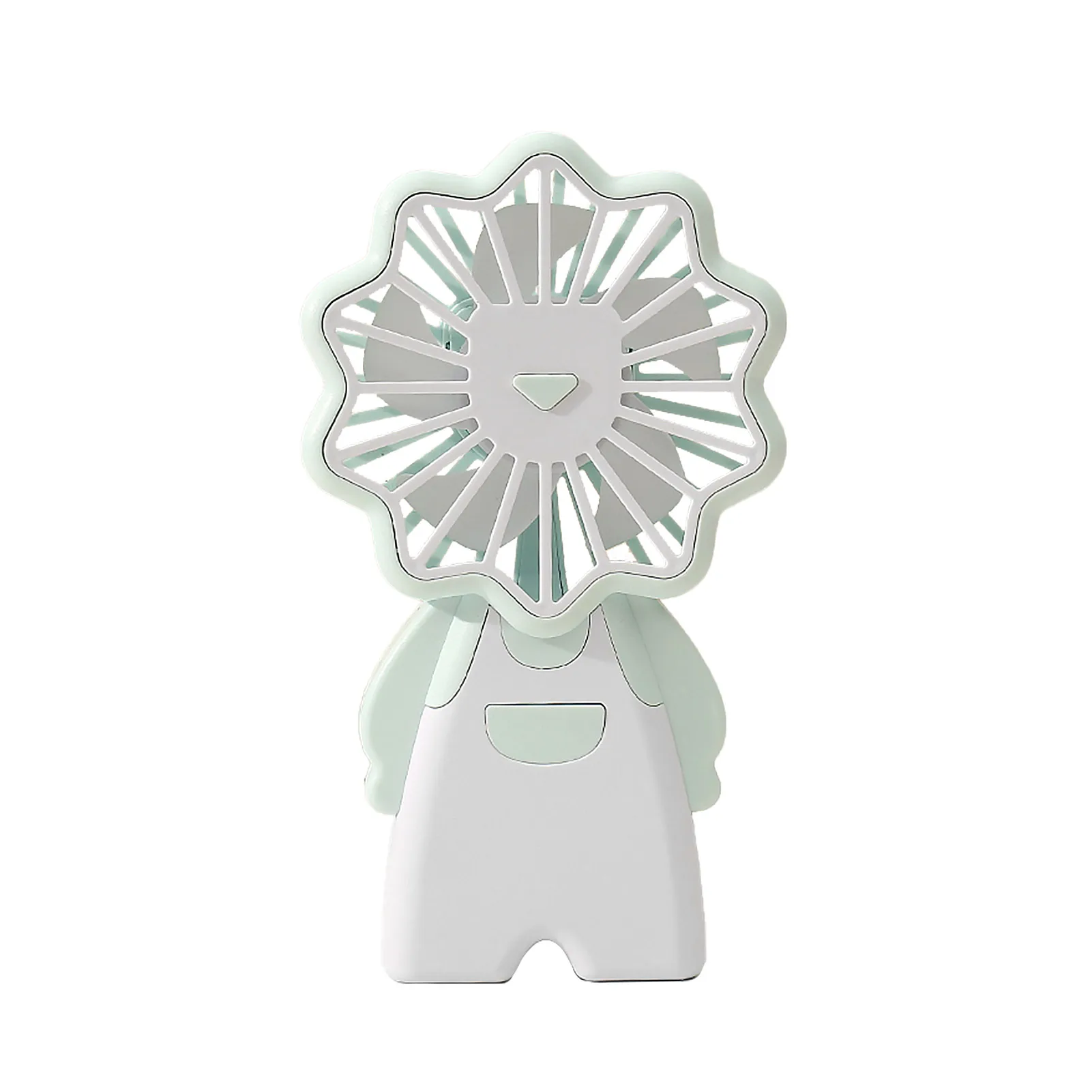 

Cute Lion Shape Handheld Mini Fan Portable Pocket Fan With 3 Speed Adjustable USB Rechargeable Cute Personal Fan With Adjustable