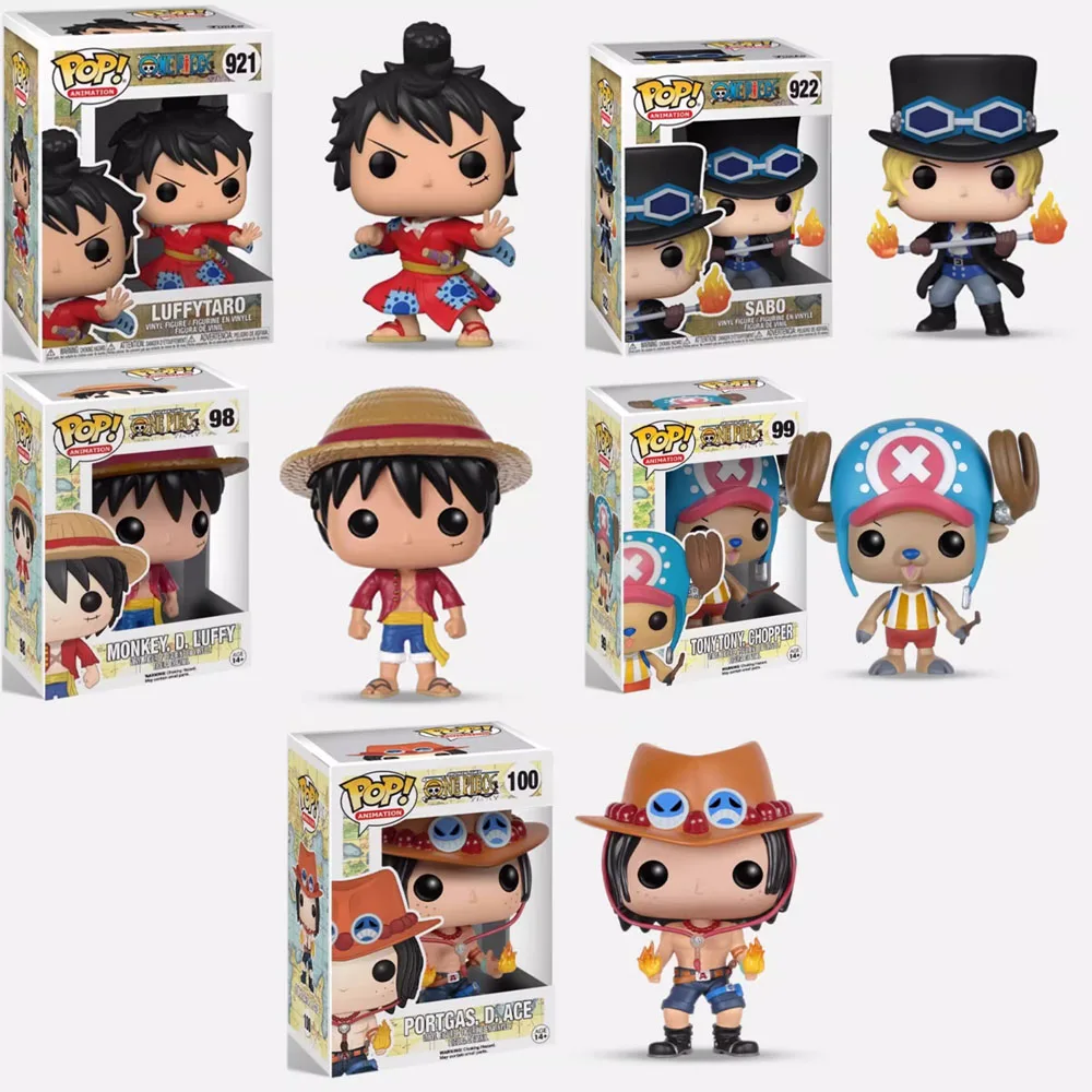 Funko Pop анимация Чоппер #99 #100 Луффи #98 луффитаро #921 Сабо цельный виниловый