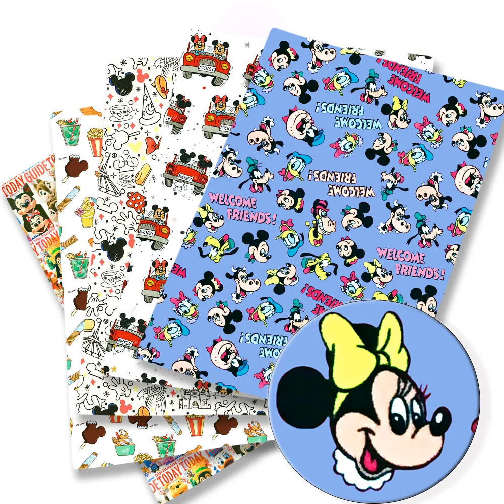

disney fabric 140x50CM Cartoon cotton fabric Patchwork Tissue Kid Home Textile Sewing Doll Dress Curtain Polyester cotton Fabri