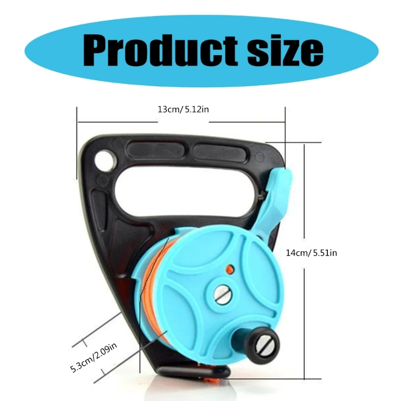 Катушка для дайвинга с аквалангом леска длиной 150 футов катушка трещоткой и