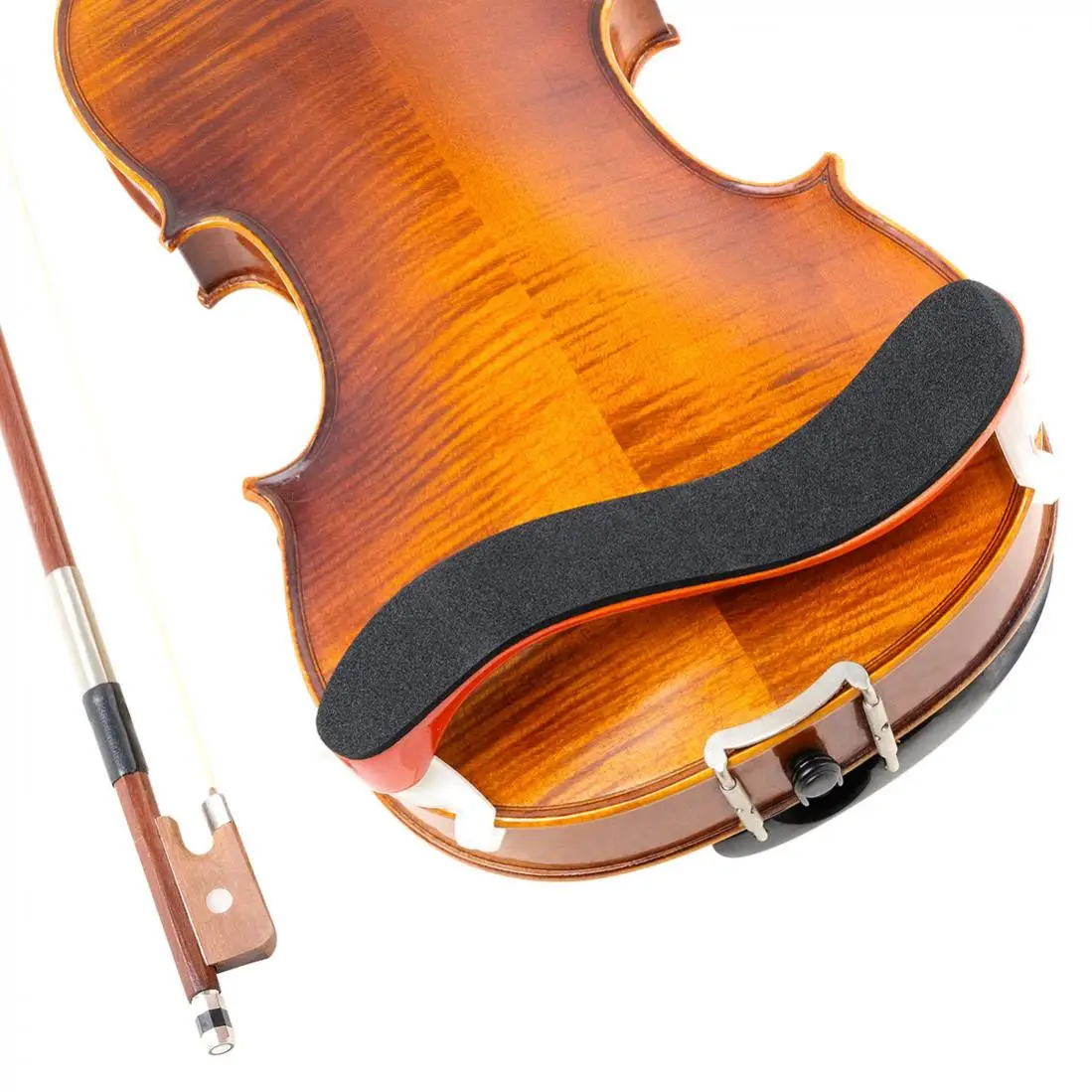 4/4 3/4 Violin Shoulder Rest Maple Wood Thick Soft Sponge Violin Pad
