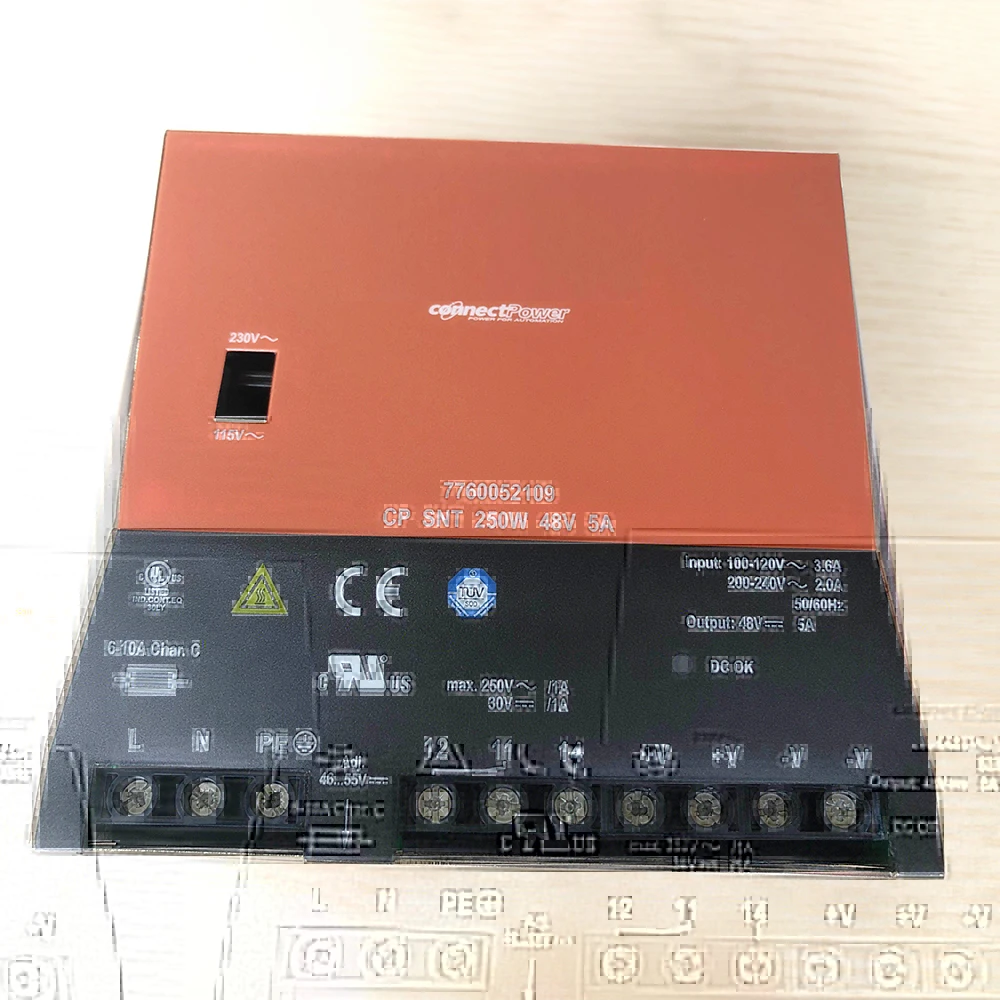 

New 7760052109 CP SNT 250W 48V 5A Power Supply For Weidmuller