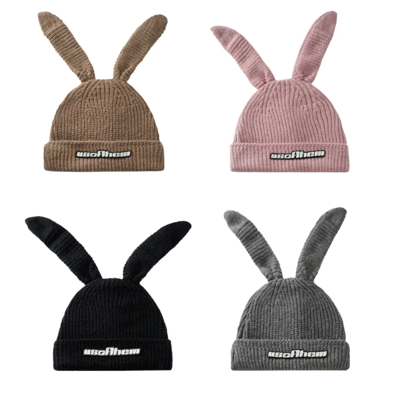 

Cute Bunny Hat Bunny Beanie Hat Rabbit Ear Hat Long Ear Hat Bunny Ear Hat Funny Hat Skullies Beanie Crochet Knit Hat