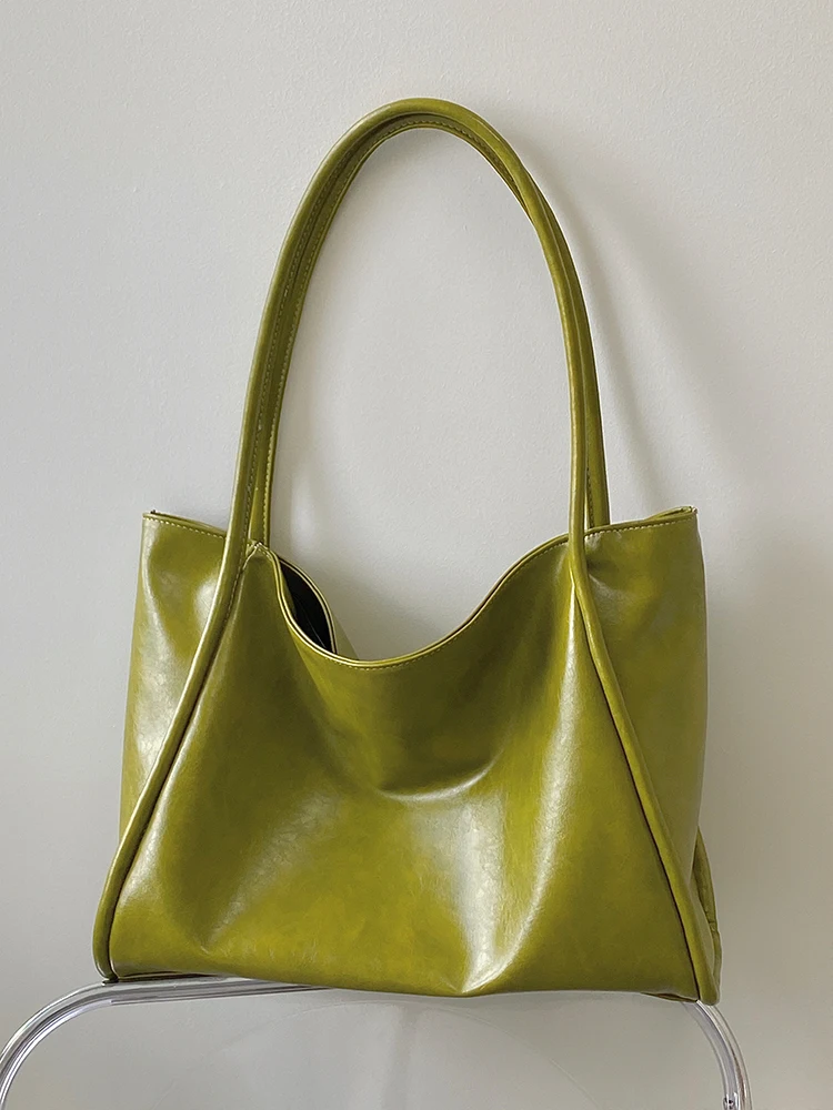 

Женская дорожная сумка-тоут из мягкой искусственной кожи, большие однотонные модные квадратные дамские сумочки на плечо с ручками сверху