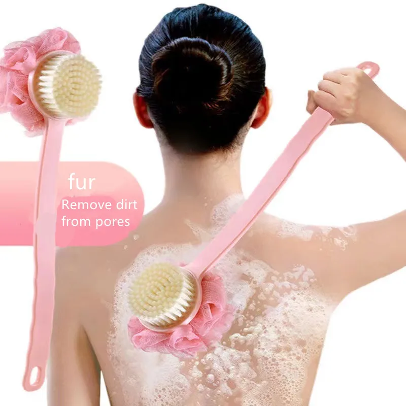 

Bath Brush Bath Brush Back Brush Bath Towel long Handle Rub Bath Products Mud Rub Back Magic Device