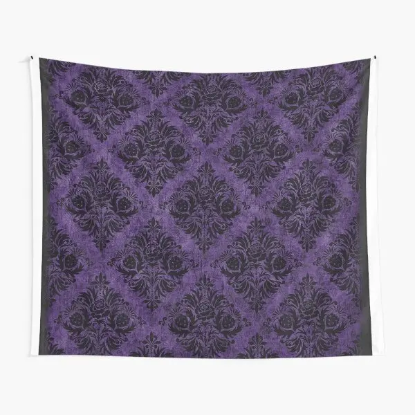 Готический фиолетовый гобелен из Дамаска декоративный коврик для спальни