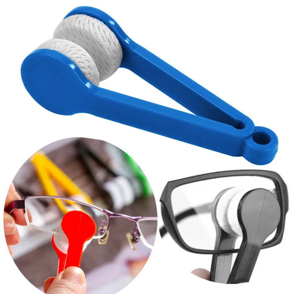 

1pcs Glasses Cleaning Brush Spectacle Eyeglass Mini Microfiber Cleaning Brush Sunglass Eyewear Lens Maintain Tool