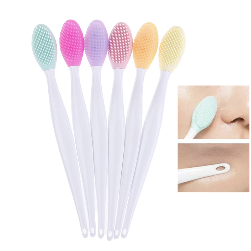 

Soft Silicone Washing Remover Face Exfoliating Pore Cleaner Brush Soft Nose Brush Pore Cleaner Skin Care Massager Beauty