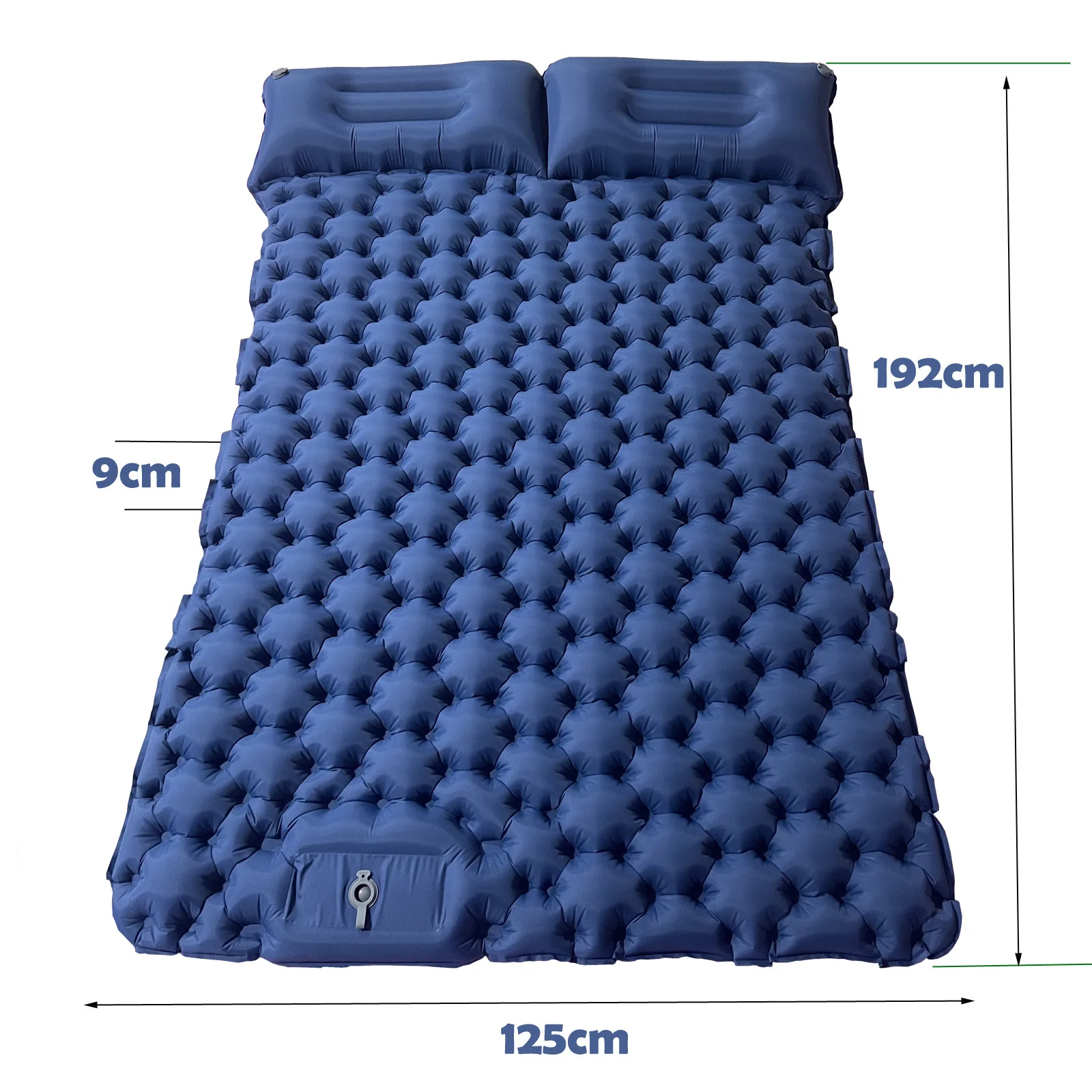 Double Camping Sleeping Mat Inflatable Outdoor Mattress with Pillow Travel Mat Ultralight Air Cushion Hiking Trekking Tool