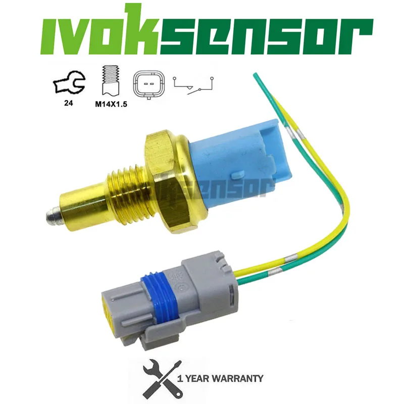 

With Plug Connector For RENAULT TRAFIC TONDAR 90 I II Van 1.4 1.5 1.6 1.9 2.0 2.5 dCi 320054913R 8200209496 Reverse Lamp Switch