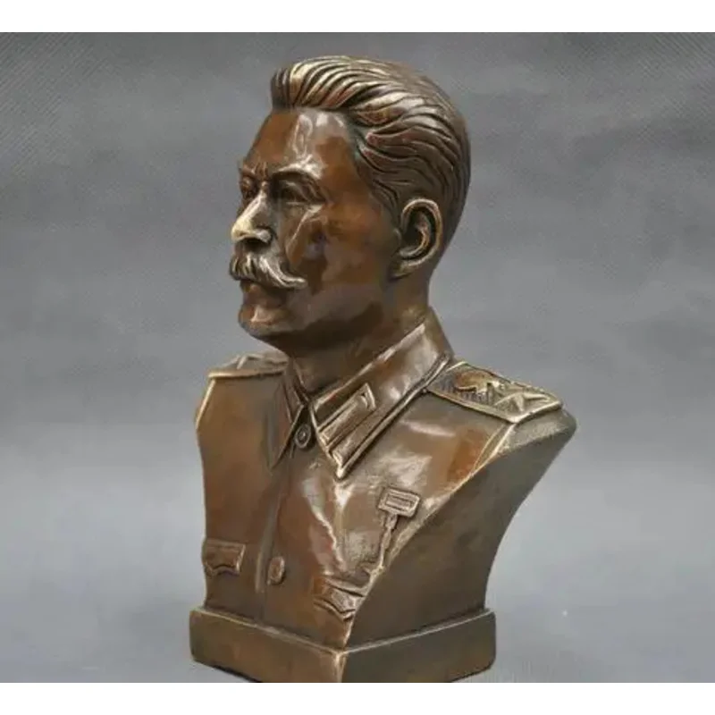 Бронзовая статуя русского поводка Джозефа Сталина 6 дюймов