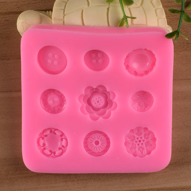 1 шт. монтажная форма для шоколада с 9 кнопками