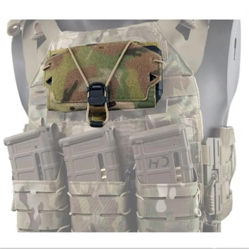 

Universal MOLLE Mobile Phone Bag Tactical Vest Front Panel Attachment Vest Admin Pouch Chest Fixed Vision Support Bag