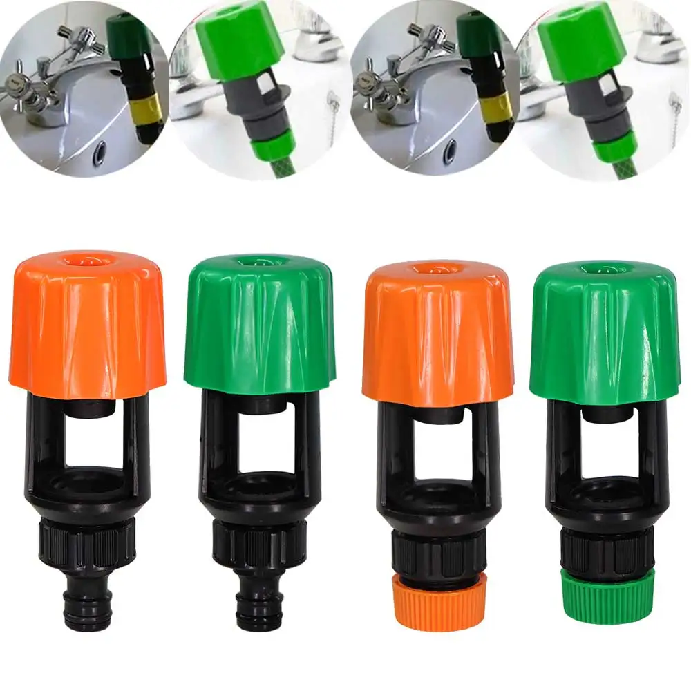 Two Colors Plastic Faucet Universal Hose Connector Kitchen Balcony Quick Connection Garden Lawn Watering Irrigation Hose Adapter