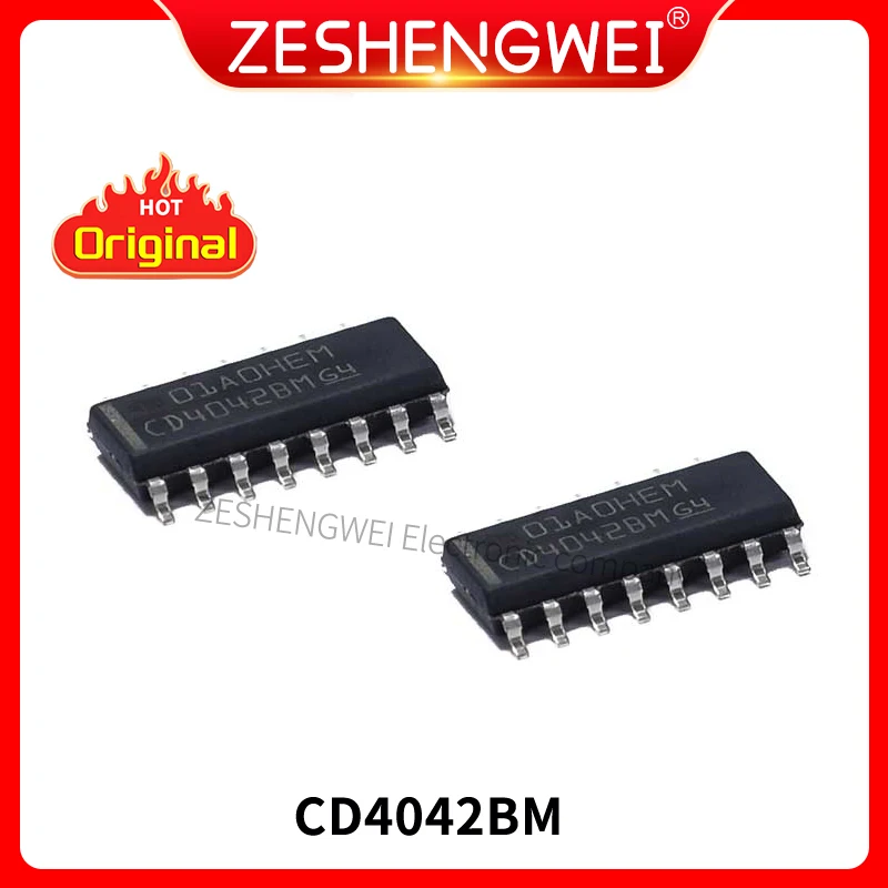 

5PCS New original patch CD4042BM CD4042BM96 CD4042BDR Logic cChip IC SOP16