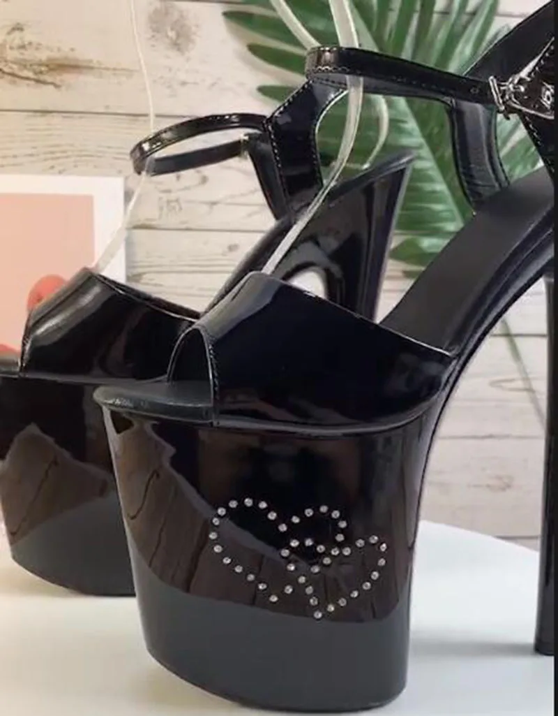 LAIJIANJINXIA Новинка 20 см/8 дюймов PU верхняя мода сексуальные экзотические высокие